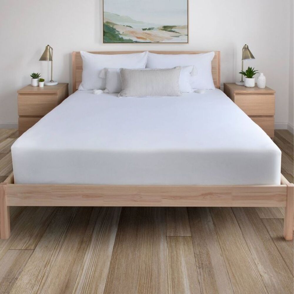 Allerease - Mattress Protector Jersey Waterproof Coo White - Picture 2 of 4